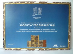 Gala Societatii Civile, Categoria Servicii sociale pentru categorii defavorizate decembrie 2003